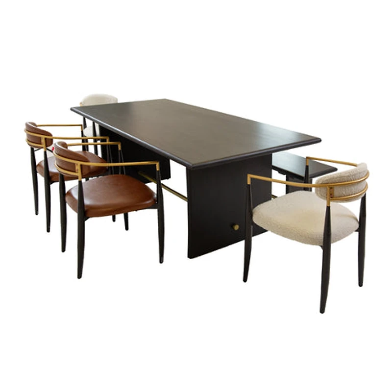 Gustav Solid Acacia Wood Dining Table