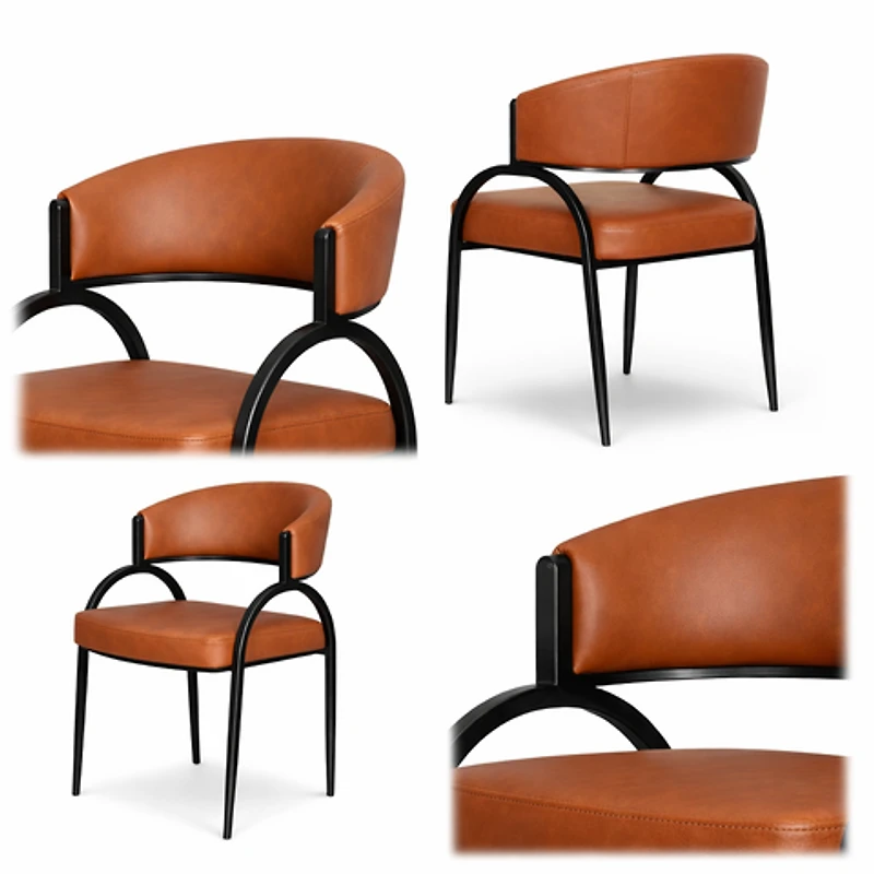 Kara Dining Chair - Cognac