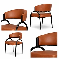 Kara Dining Chair - Cognac