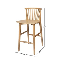 Easton Counter Stool - Natural