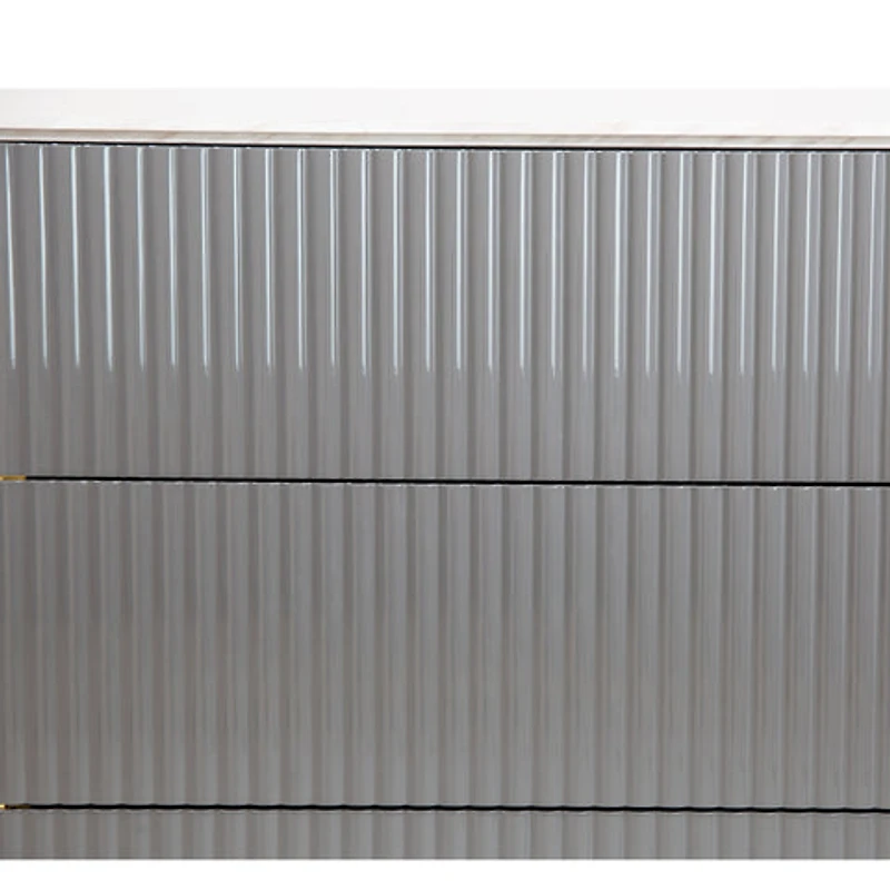 Evelyn 6 Drawer Two Tone Double Dresser