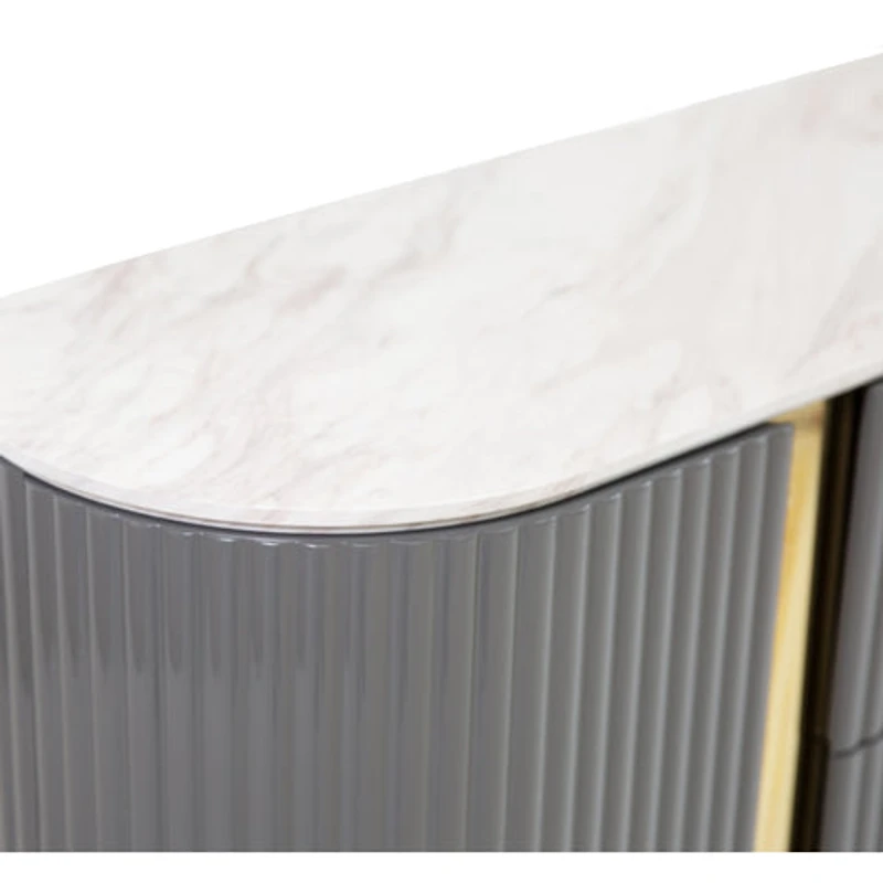 Evelyn 6 Drawer Two Tone Double Dresser