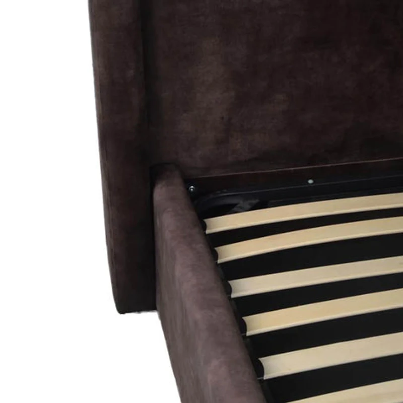 Bramley Storage Bed - Velvet Brown