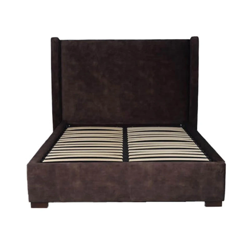 Bramley Storage Bed - Velvet Brown
