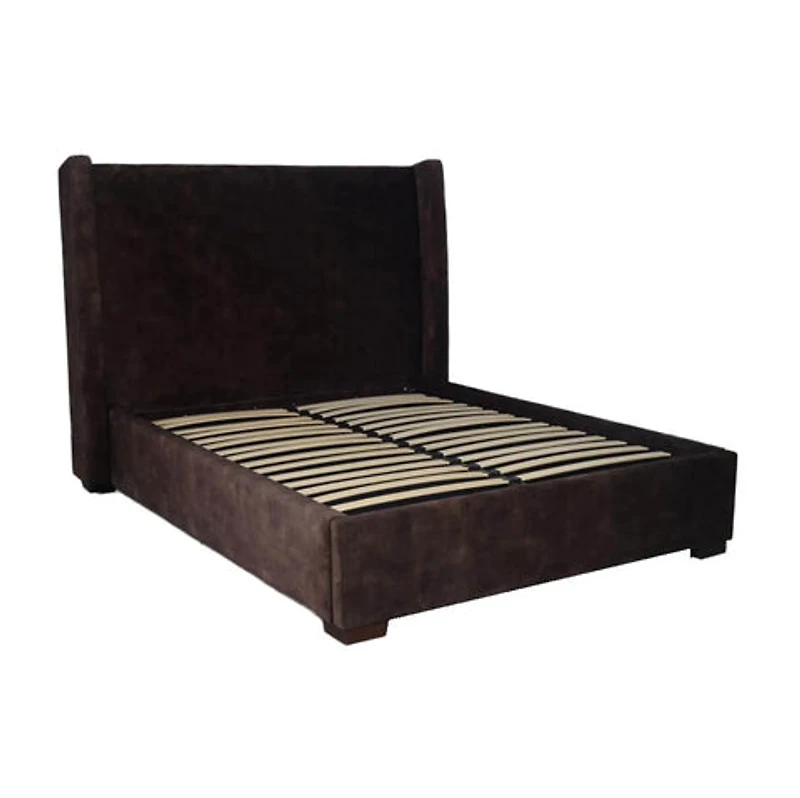 Bramley Storage Bed - Velvet Brown