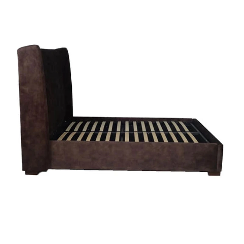 Bramley Storage Bed - Velvet Brown