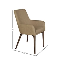 Fritz Arm Dining Chair – Beige