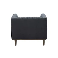 Sage Club Chair - Black Velvet