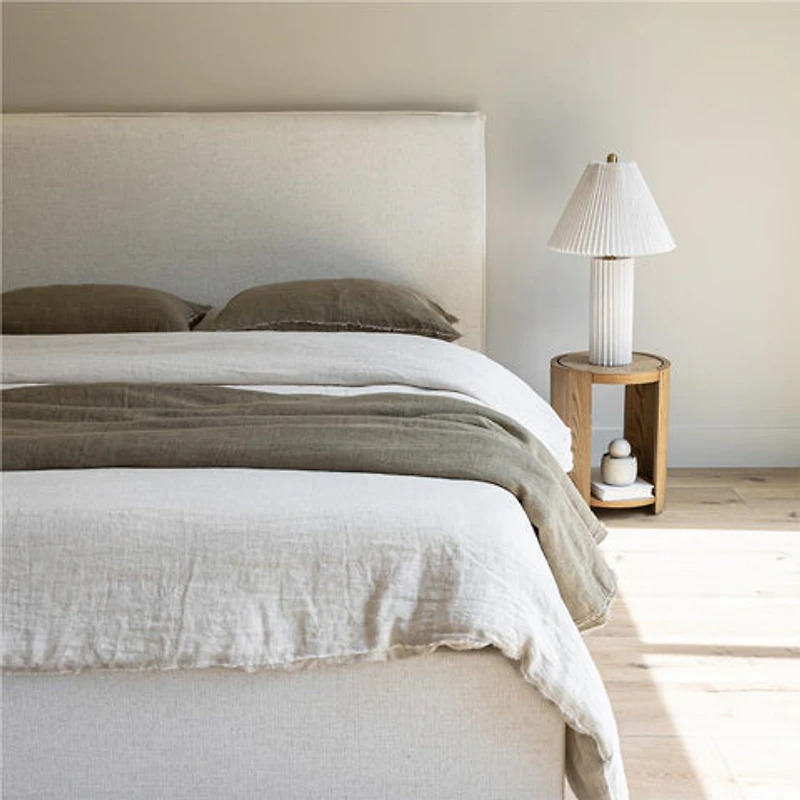 Julia Double Storage Bed - Cream