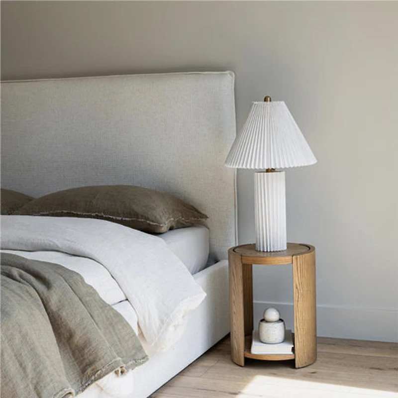 Julia Double Storage Bed - Cream