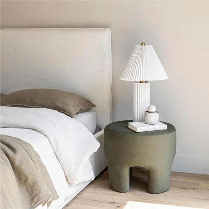 Julia Double Storage Bed - Cream