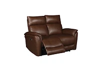 Roland Power Recliner Loveseat - Chocolate Brown