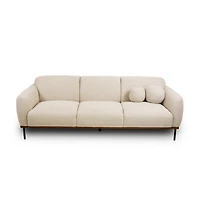 Genea Sofa with Premium Believe Fabric - Beige