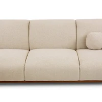 Genea Sofa with Premium Believe Fabric - Beige