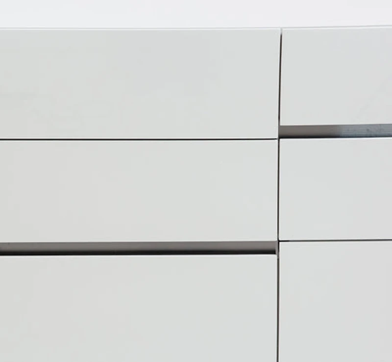 Gilly Grey Glossy Finish Bedroom Dresser - Greater Vancouver Furniture