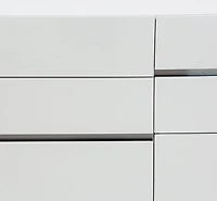 Gilly Grey Glossy Finish Bedroom Dresser - Greater Vancouver Furniture