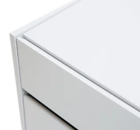 Gilly Grey Glossy Finish Night Stand - Greater Vancouver Furniture