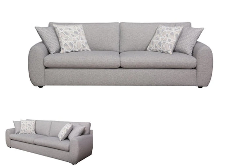Gino Condo Sofa with 4 Toss Pillows