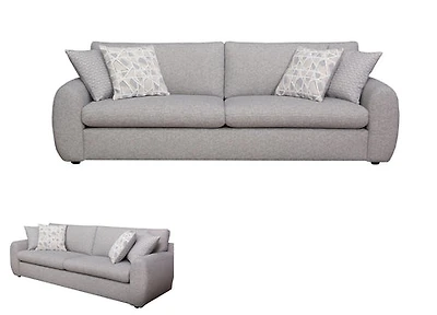 Gino Condo Sofa with 4 Toss Pillows