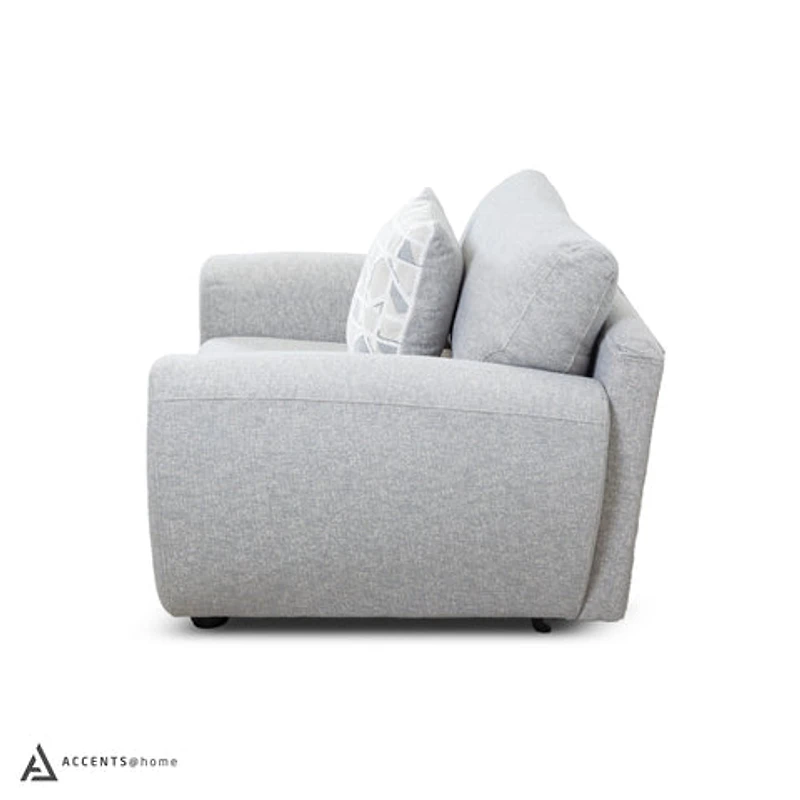 Gino Accent Chair with 2 Toss Pillows
