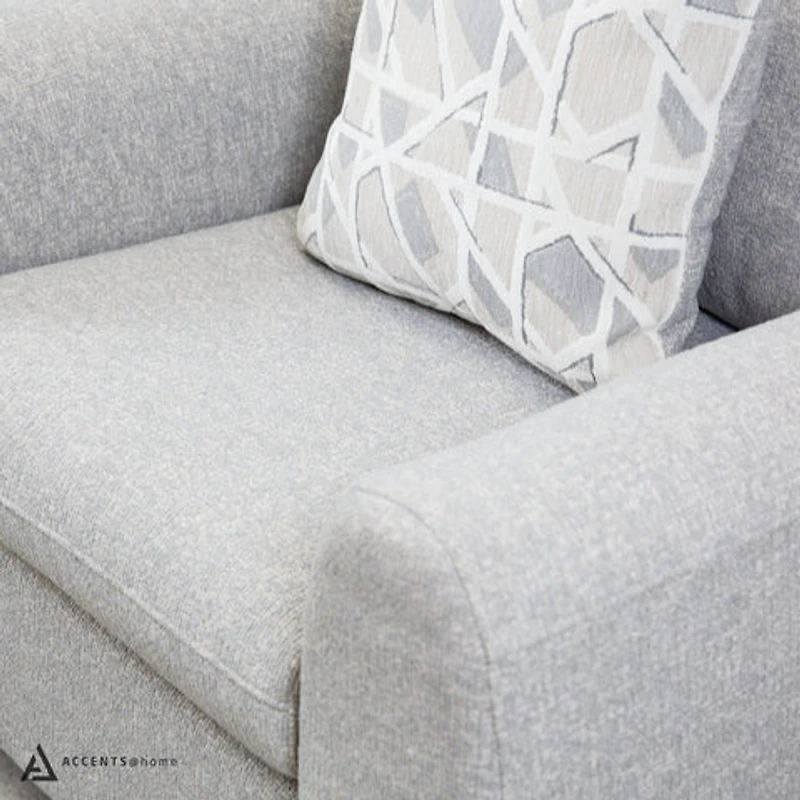 Gino Accent Chair with 2 Toss Pillows