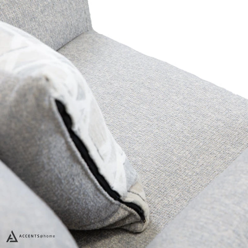 Gino Accent Chair with 2 Toss Pillows