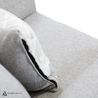 Gino Accent Chair with 2 Toss Pillows