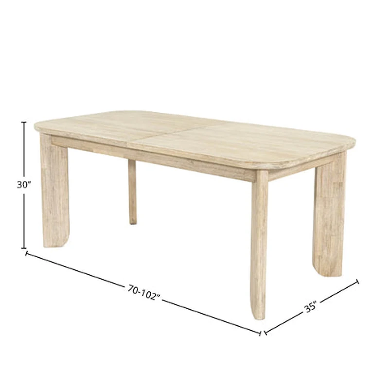 Wesden Extension Dining Table (70"/102")