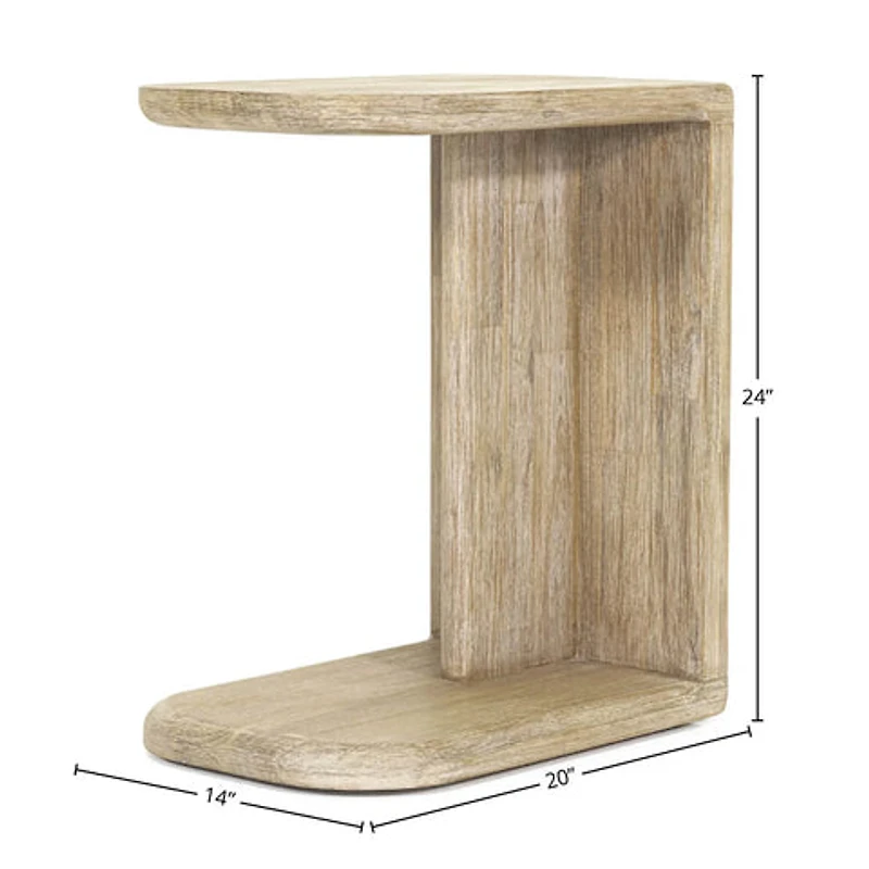 Wesden C-Shaped Side Table