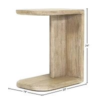 Wesden C-Shaped Side Table
