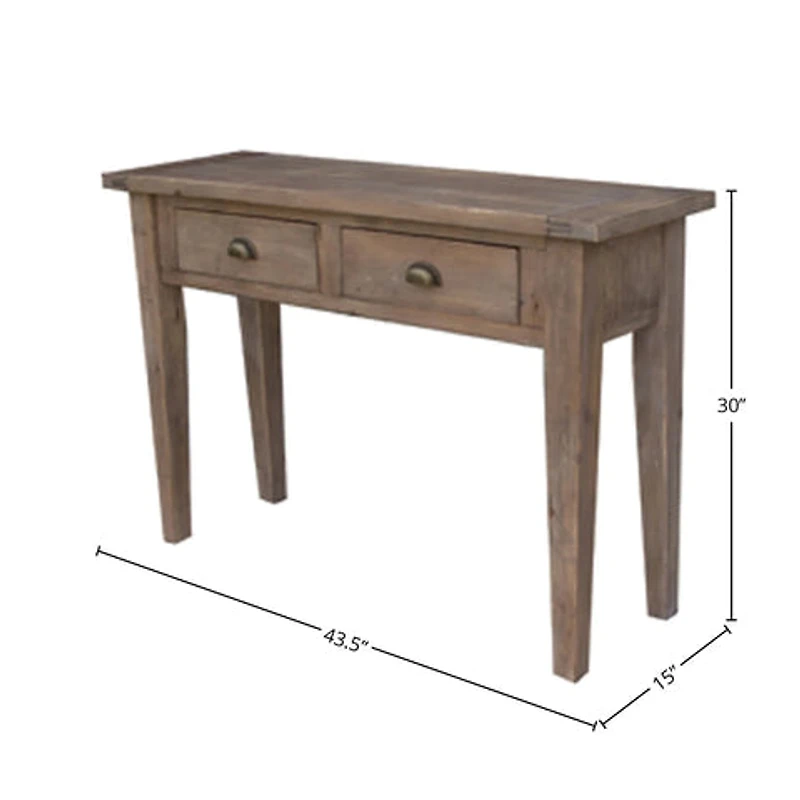Iverra Small Console Table - Sundried