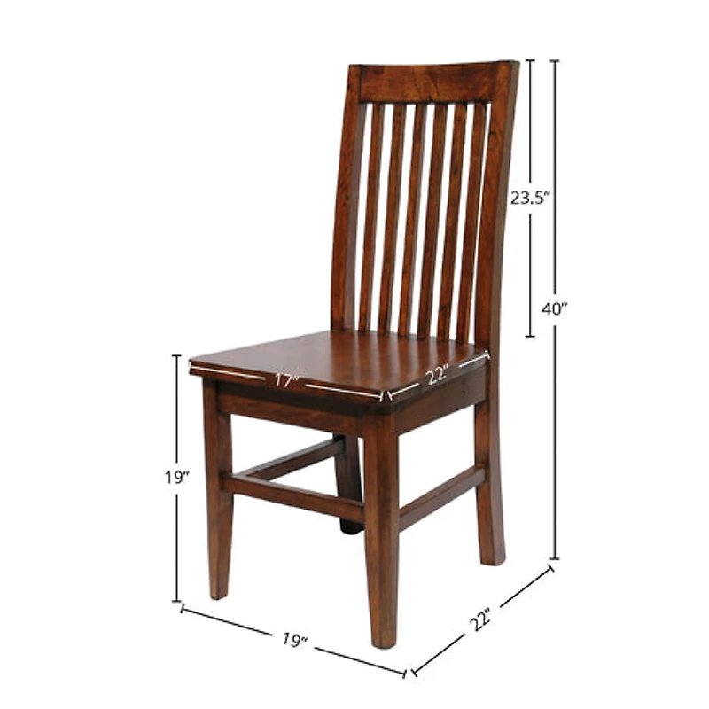 Iverra Slat Back Chair - African Dusk