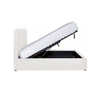 Julia Double Storage Bed - Cream