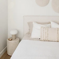 Julia Double Storage Bed - Cream
