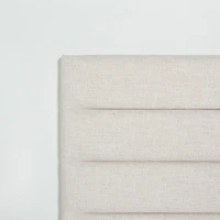Justin Double Storage Bed Tall - Cream