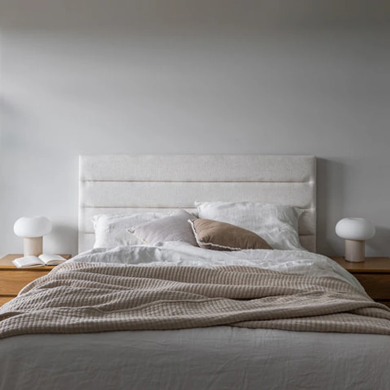 Justin Double Storage Bed Tall - Cream