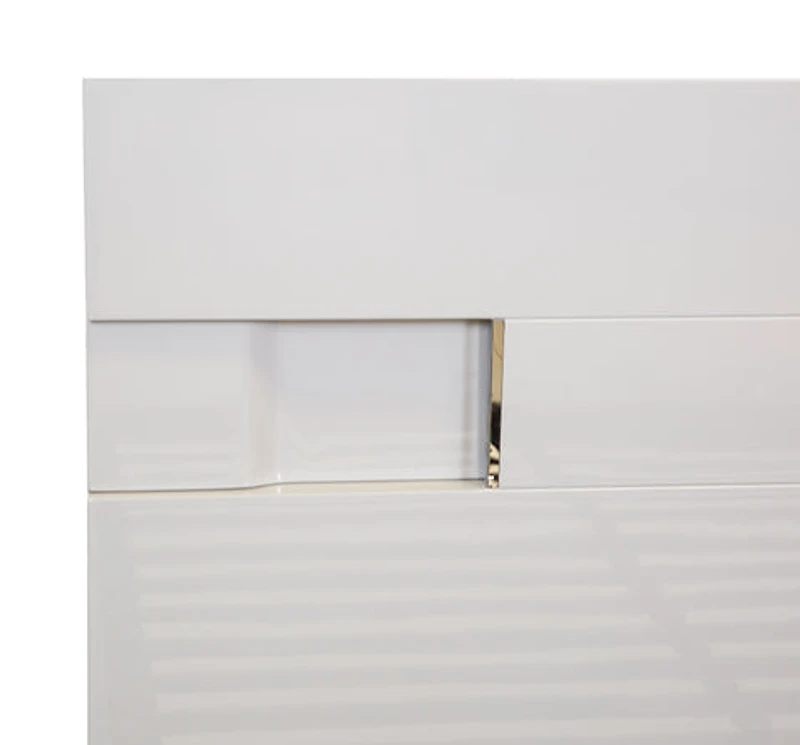 Yulie White King Bed - Greater Vancouver Furniture