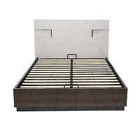 Yulie White King Bed - Greater Vancouver Furniture