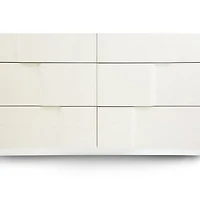 Janice Two Tone 6 Drawer Dresser