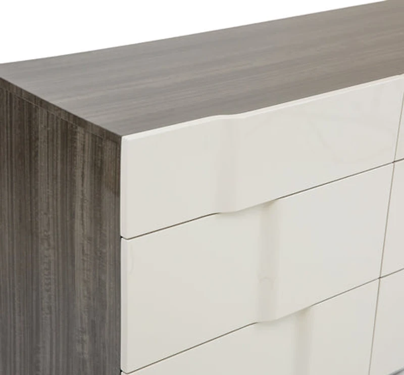 Janice Two Tone 6 Drawer Dresser