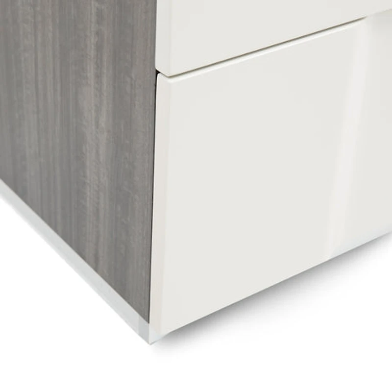 Janice Two Tone Nightstand