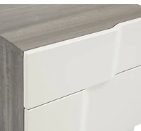 Janice Two Tone Nightstand