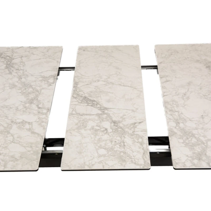 Justin Ceramic Top Extendable Dining Table