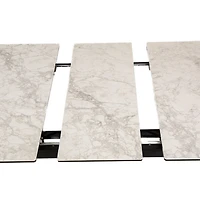 Justin Ceramic Top Extendable Dining Table
