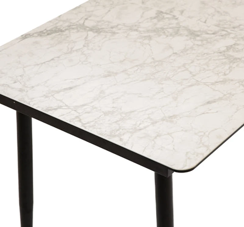 Justin Ceramic Top Extendable Dining Table
