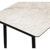 Justin Ceramic Top Extendable Dining Table