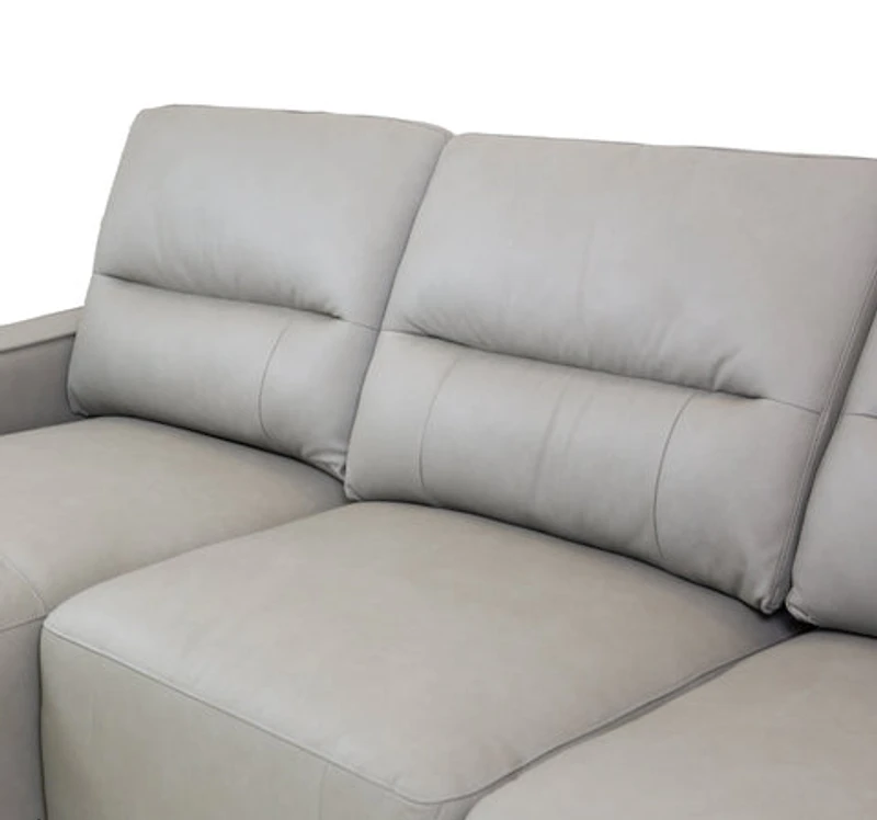 Kozue Genuine Leather Power Slide Sectional
