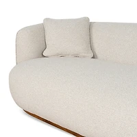 Vaila Premium Boucle Sofa w/2 Pillows