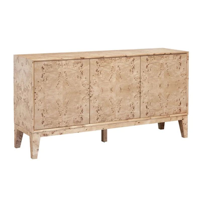 Elwood 3 Door Sideboard - Light Burl