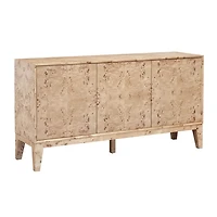 Elwood 3 Door Sideboard - Light Burl